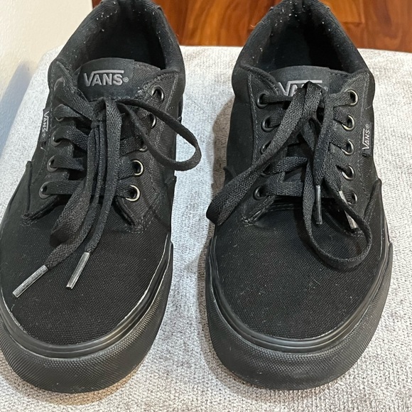 Vans | Shoes | Mens Black Vans Size 7 